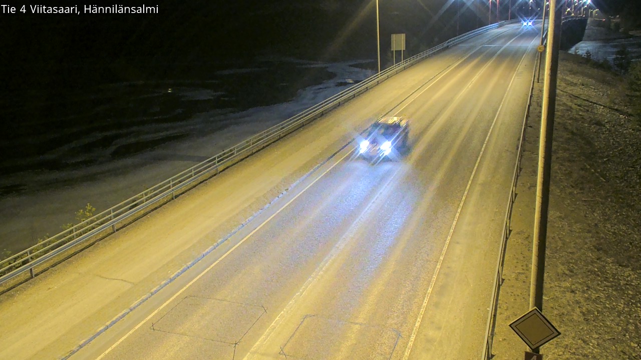 Weather Camera Image Road 4 Viitasaari Hännilänsalmi, Viitasaari, Keski-Suomi