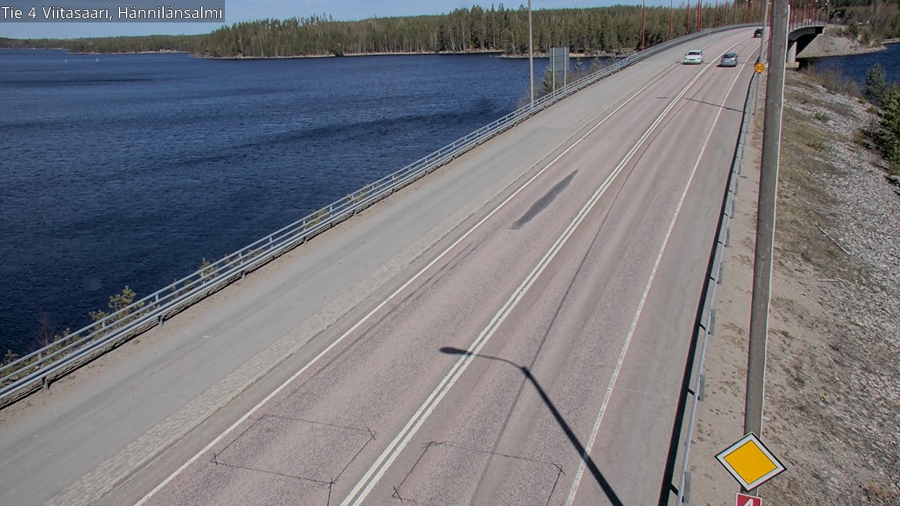 Weather Camera Image Road 4 Viitasaari Hännilänsalmi, Viitasaari, Keski-Suomi