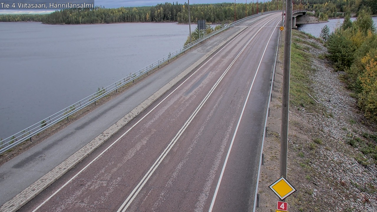 Weather Camera Image Väg 4 Viitasaari Hännilänsalmi, Viitasaari, Keski-Suomi