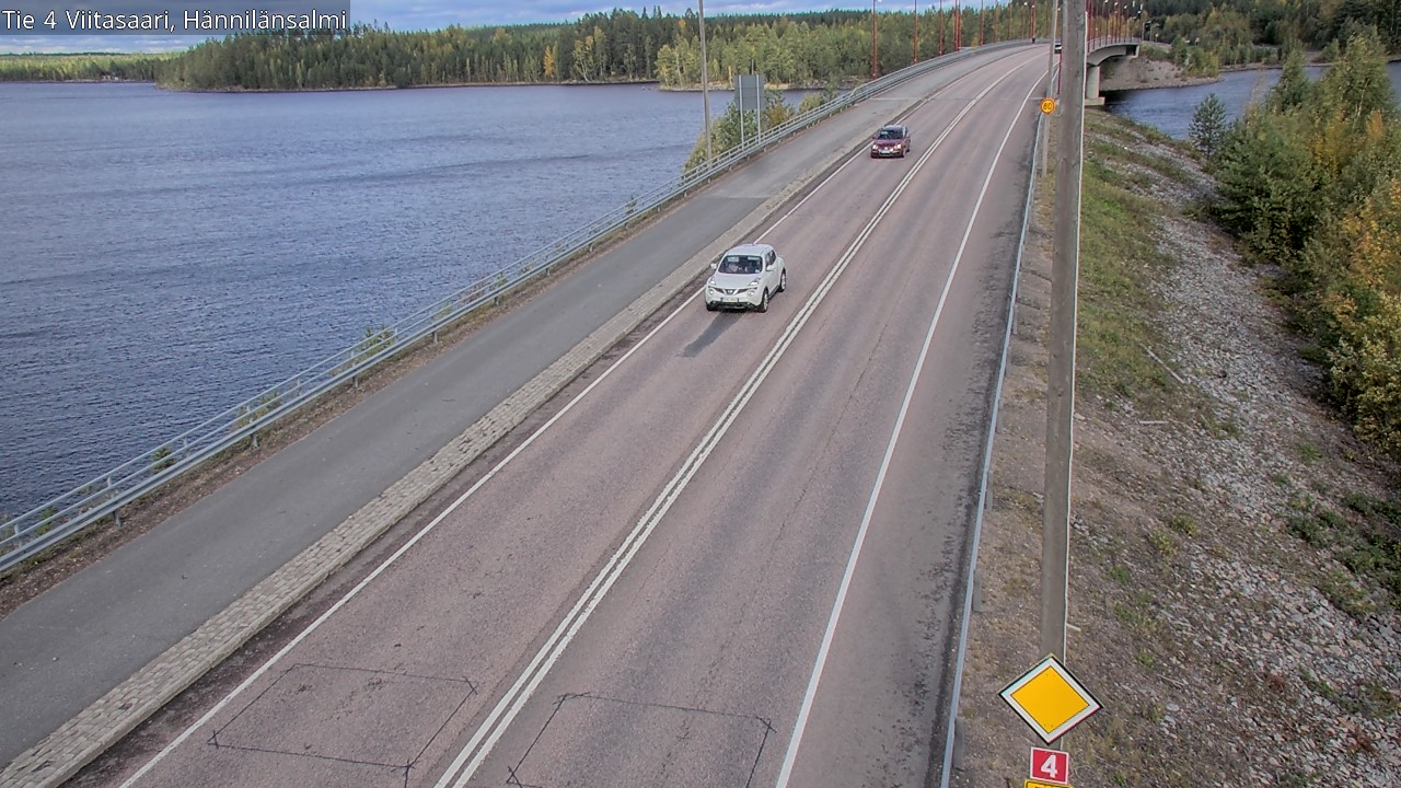 Weather Camera Image Road 4 Viitasaari Hännilänsalmi, Viitasaari, Keski-Suomi