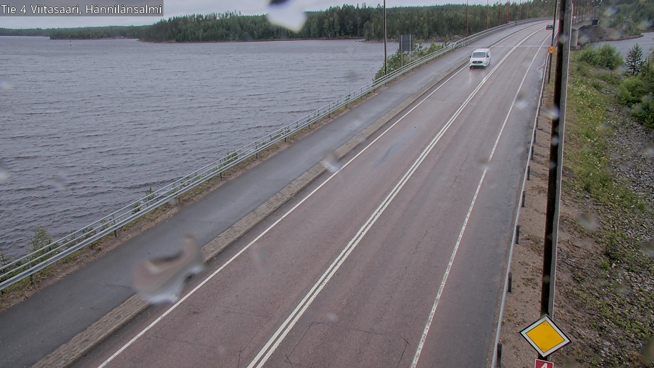 Weather Camera Image Väg 4 Viitasaari Hännilänsalmi, Viitasaari, Keski-Suomi