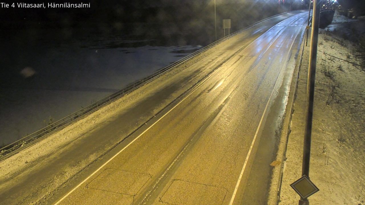 Weather Camera Image Väg 4 Viitasaari Hännilänsalmi, Viitasaari, Keski-Suomi