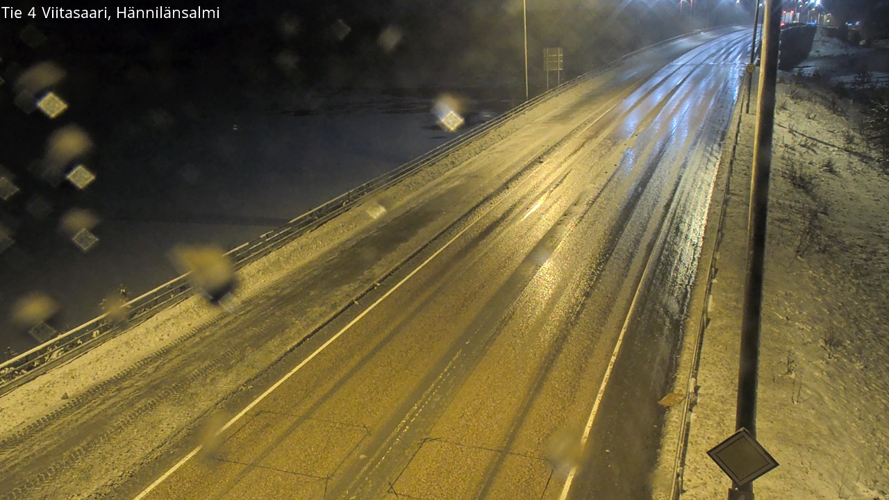Weather Camera Image Väg 4 Viitasaari Hännilänsalmi, Viitasaari, Keski-Suomi