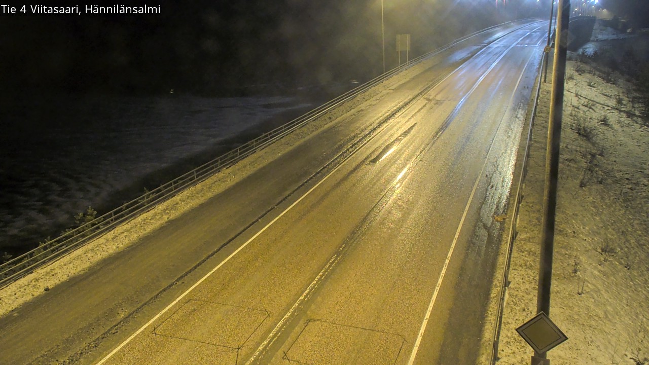 Weather Camera Image Väg 4 Viitasaari Hännilänsalmi, Viitasaari, Keski-Suomi