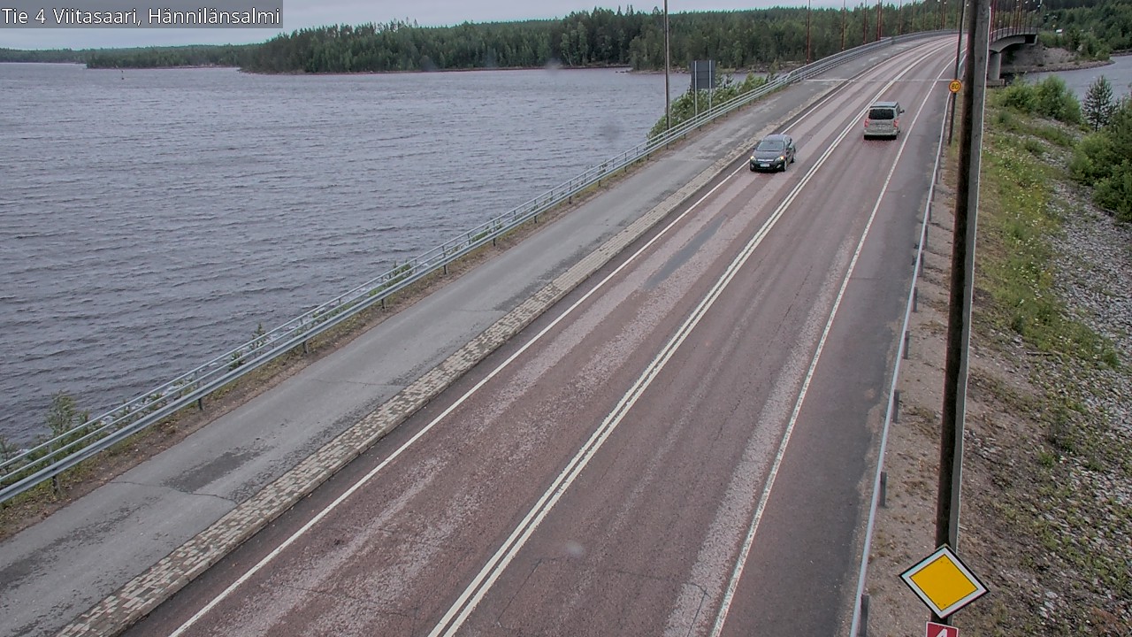 Weather Camera Image Road 4 Viitasaari Hännilänsalmi, Viitasaari, Keski-Suomi
