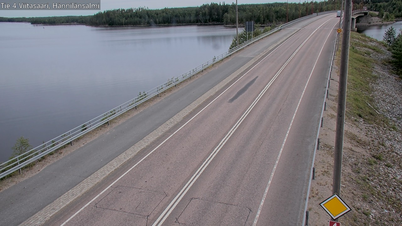 Weather Camera Image Road 4 Viitasaari Hännilänsalmi, Viitasaari, Keski-Suomi