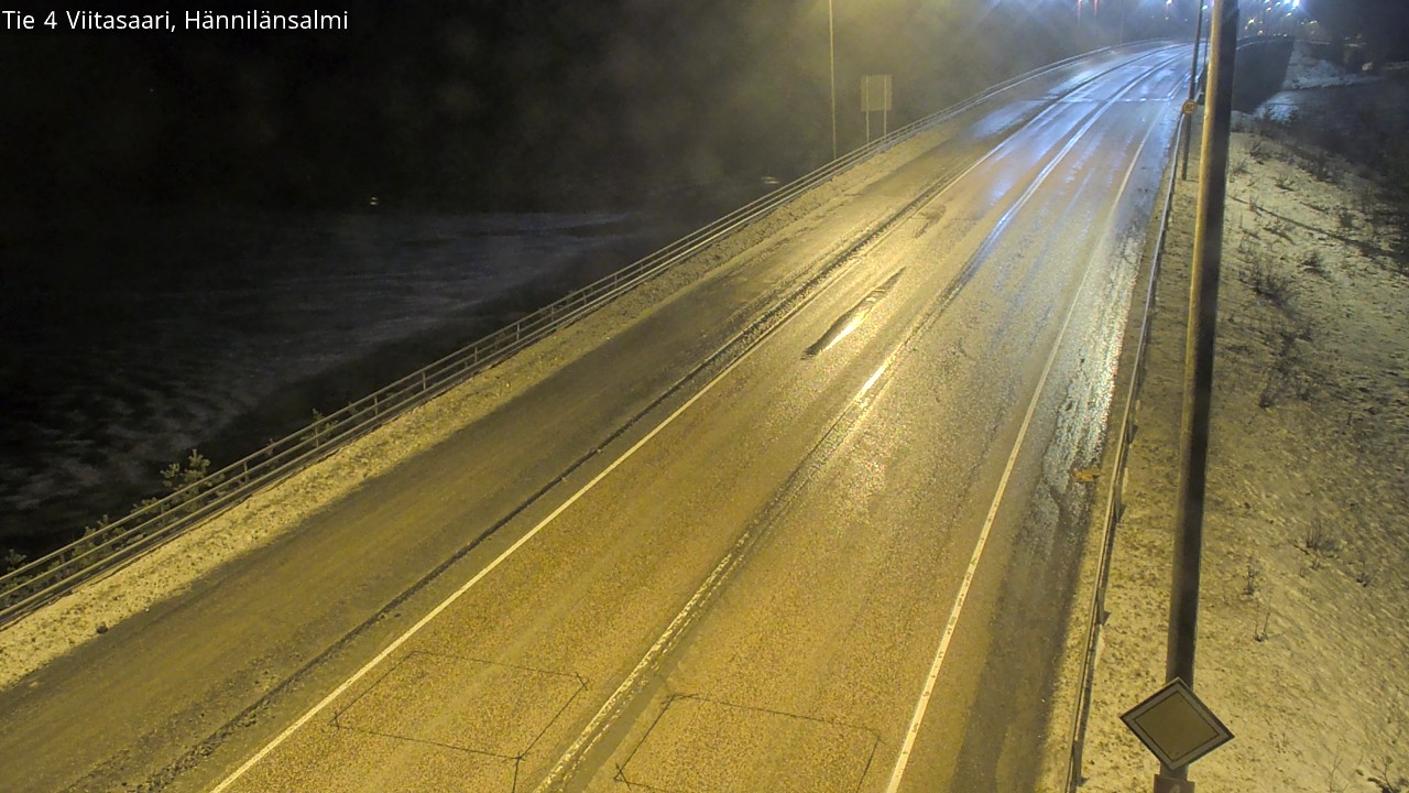 Weather Camera Image Väg 4 Viitasaari Hännilänsalmi, Viitasaari, Keski-Suomi