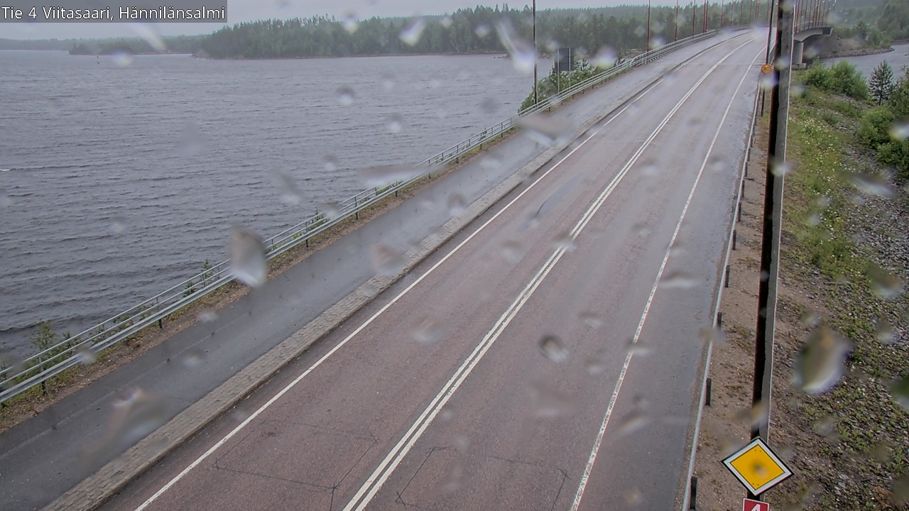 Weather Camera Image Road 4 Viitasaari Hännilänsalmi, Viitasaari, Keski-Suomi