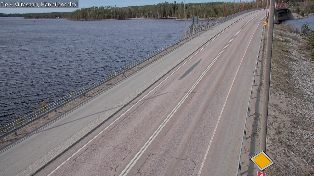 Weather Camera Image Väg 4 Viitasaari Hännilänsalmi, Viitasaari, Keski-Suomi
