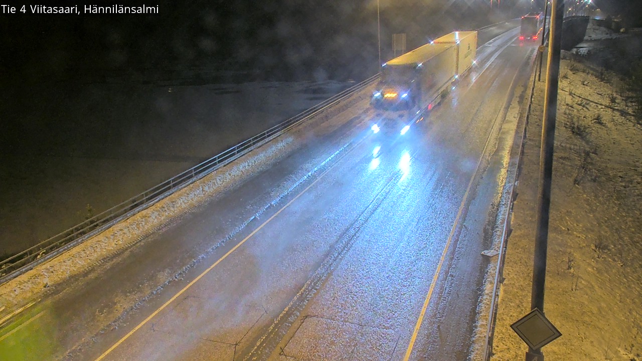 Weather Camera Image Väg 4 Viitasaari Hännilänsalmi, Viitasaari, Keski-Suomi