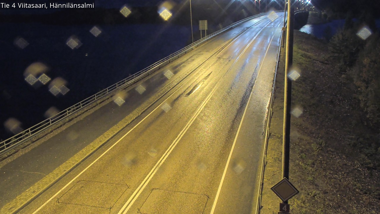 Weather Camera Image Väg 4 Viitasaari Hännilänsalmi, Viitasaari, Keski-Suomi