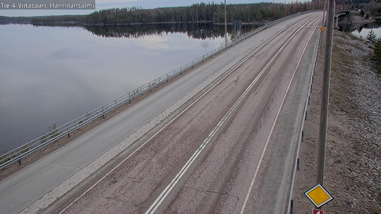Weather Camera Image Road 4 Viitasaari Hännilänsalmi, Viitasaari, Keski-Suomi