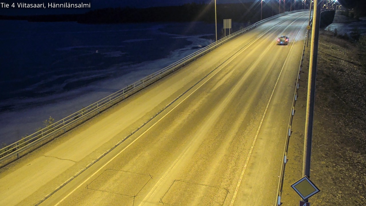 Weather Camera Image Road 4 Viitasaari Hännilänsalmi, Viitasaari, Keski-Suomi