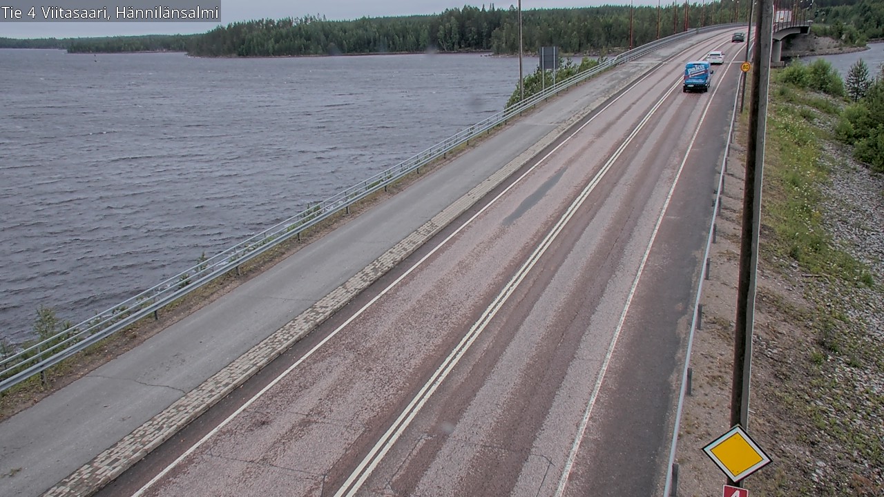 Weather Camera Image Road 4 Viitasaari Hännilänsalmi, Viitasaari, Keski-Suomi