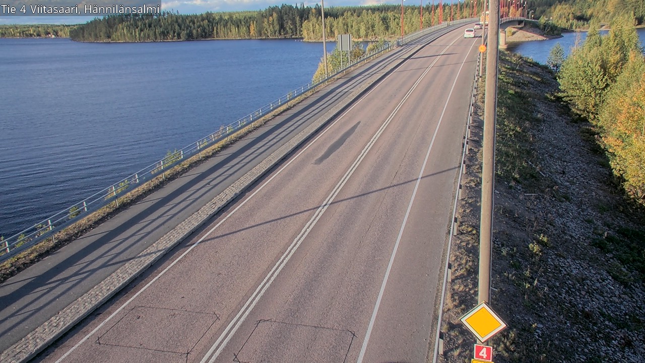 Weather Camera Image Road 4 Viitasaari Hännilänsalmi, Viitasaari, Keski-Suomi