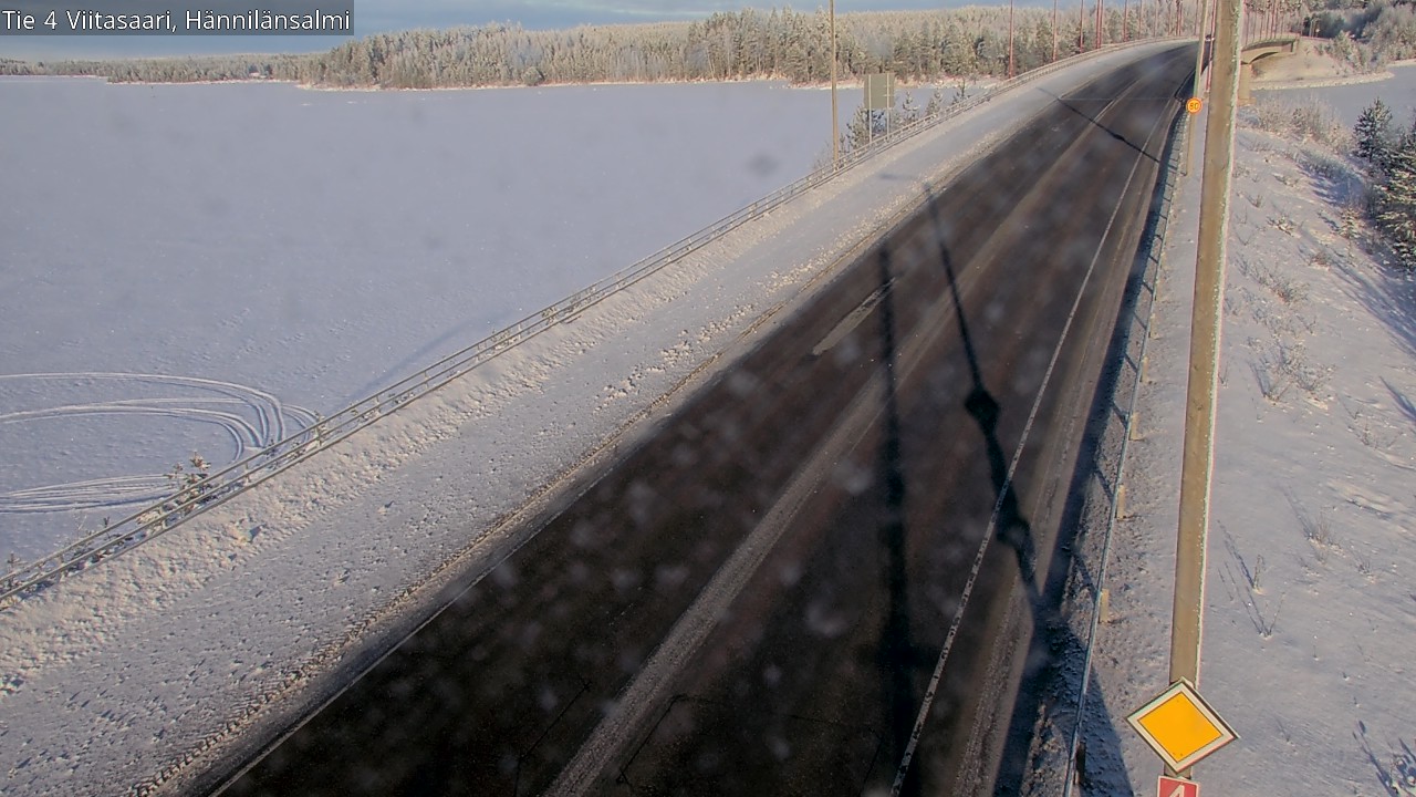 Weather Camera Image Road 4 Viitasaari Hännilänsalmi, Viitasaari, Keski-Suomi