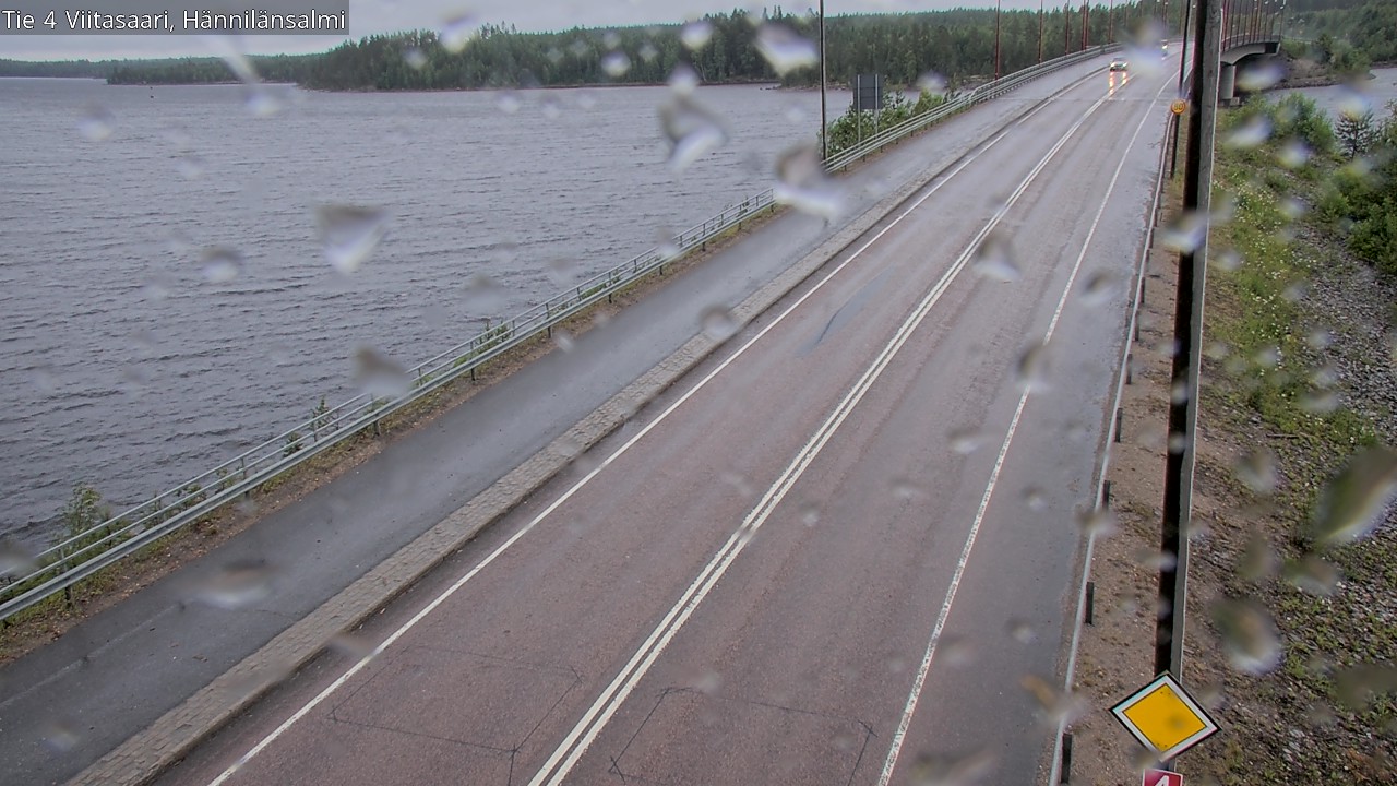 Weather Camera Image Väg 4 Viitasaari Hännilänsalmi, Viitasaari, Keski-Suomi
