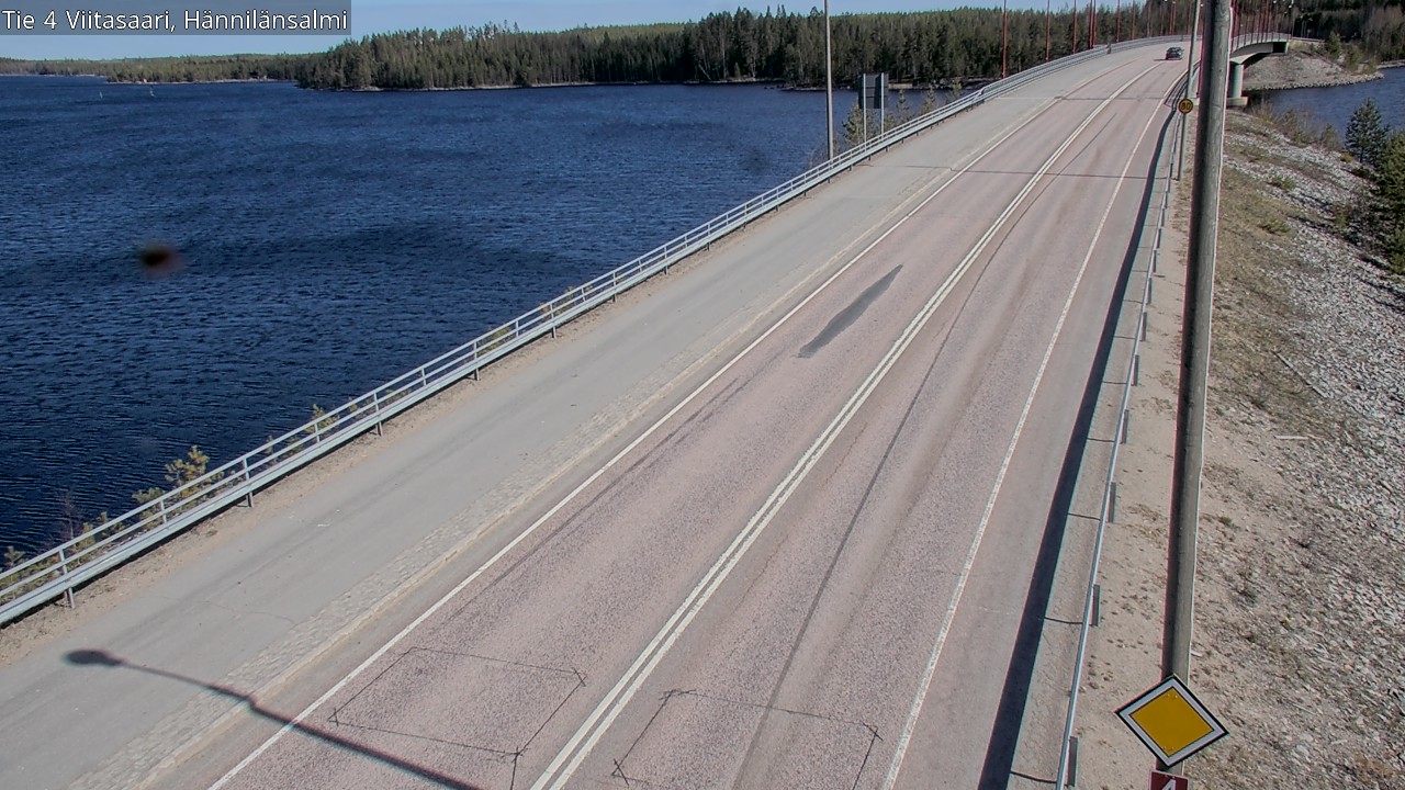 Weather Camera Image Road 4 Viitasaari Hännilänsalmi, Viitasaari, Keski-Suomi