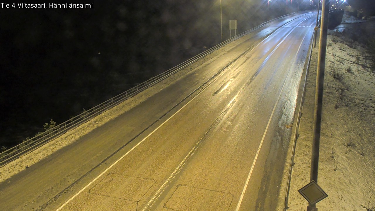 Weather Camera Image Väg 4 Viitasaari Hännilänsalmi, Viitasaari, Keski-Suomi