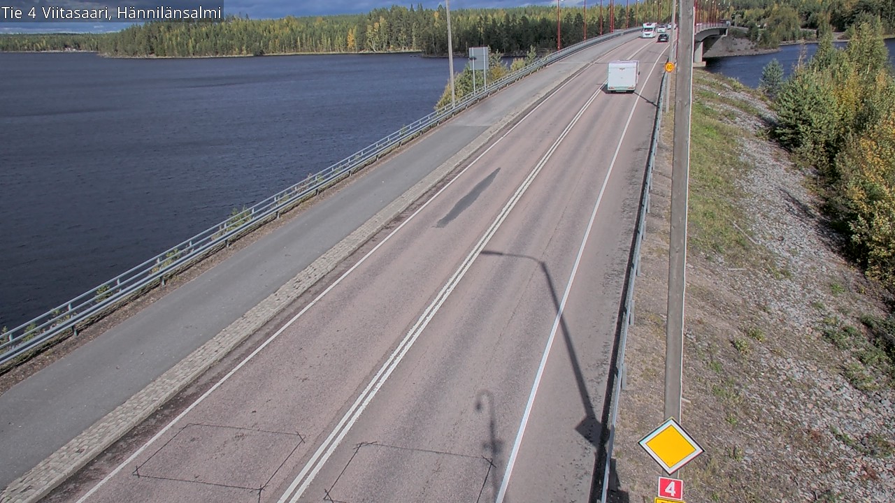 Weather Camera Image Road 4 Viitasaari Hännilänsalmi, Viitasaari, Keski-Suomi