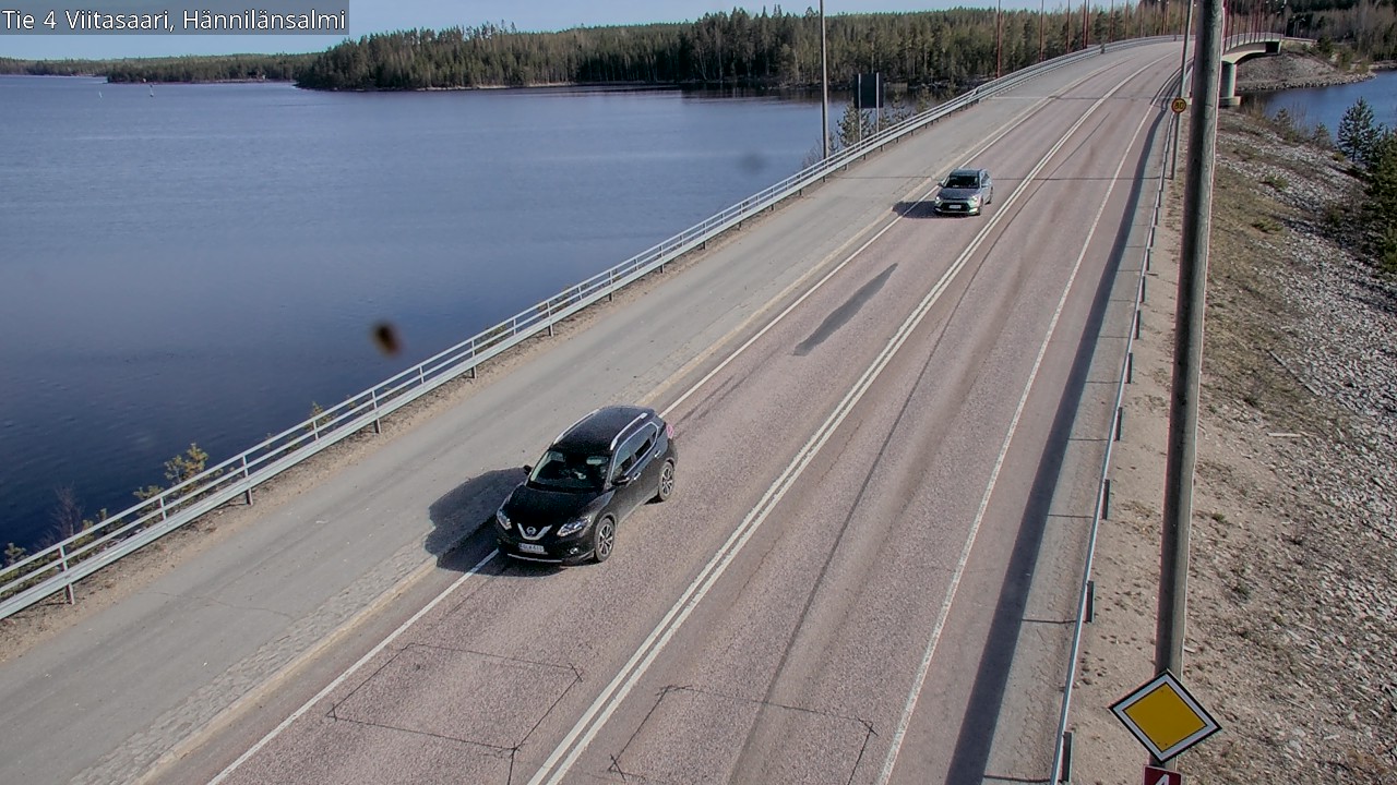 Weather Camera Image Road 4 Viitasaari Hännilänsalmi, Viitasaari, Keski-Suomi