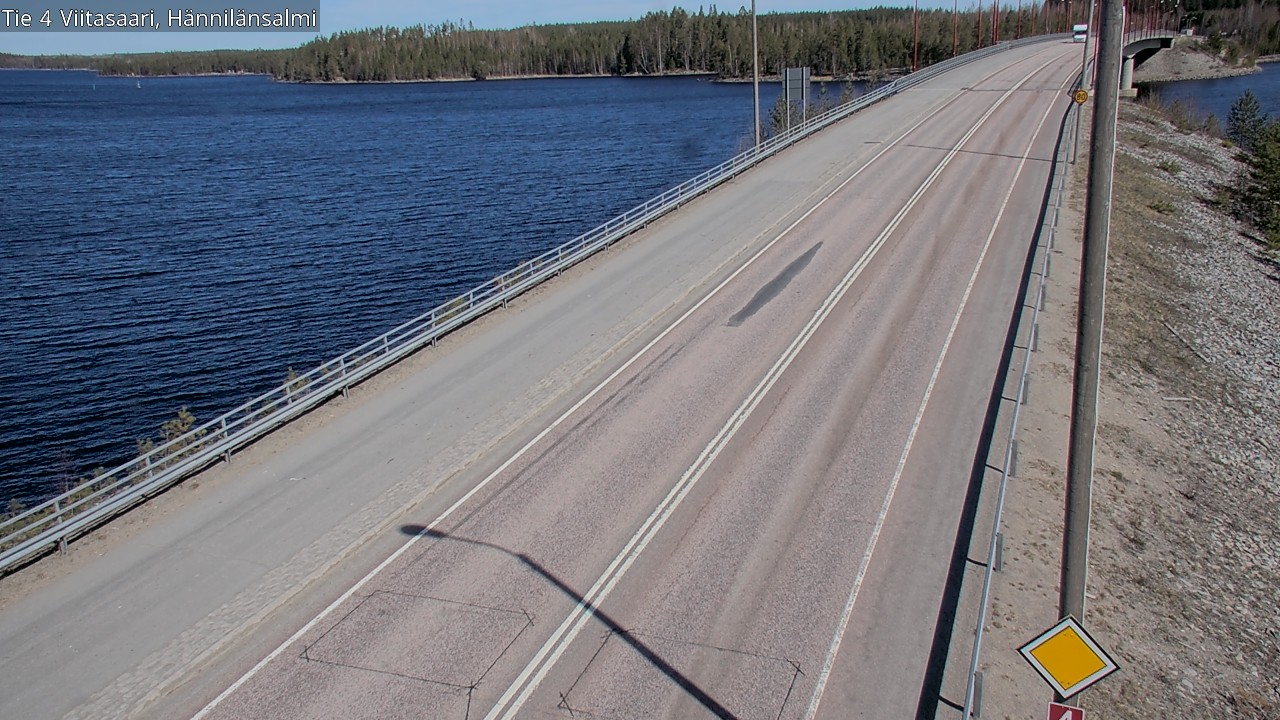 Weather Camera Image Väg 4 Viitasaari Hännilänsalmi, Viitasaari, Keski-Suomi