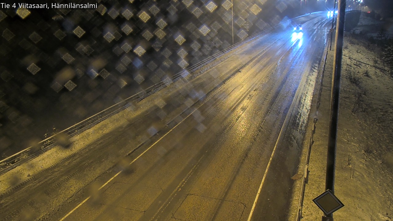 Weather Camera Image Väg 4 Viitasaari Hännilänsalmi, Viitasaari, Keski-Suomi