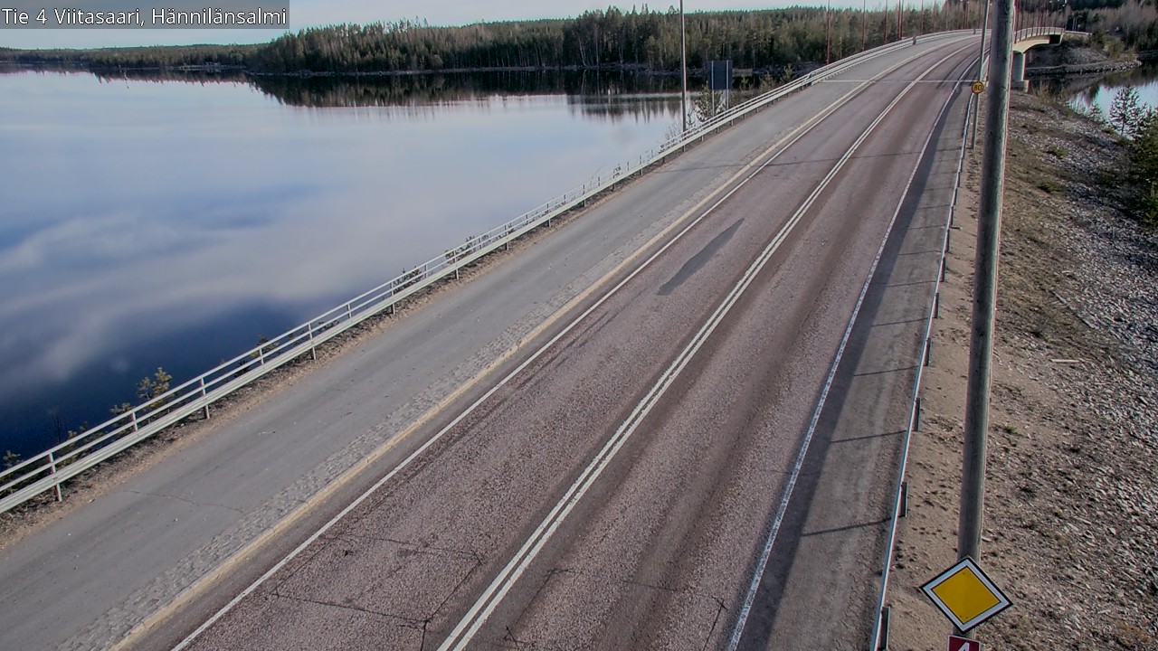 Weather Camera Image Väg 4 Viitasaari Hännilänsalmi, Viitasaari, Keski-Suomi