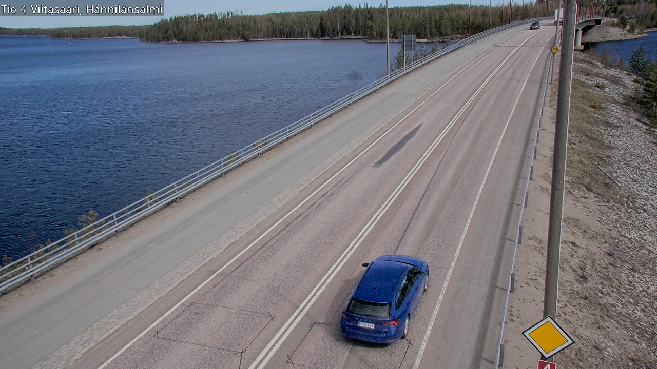 Weather Camera Image Road 4 Viitasaari Hännilänsalmi, Viitasaari, Keski-Suomi