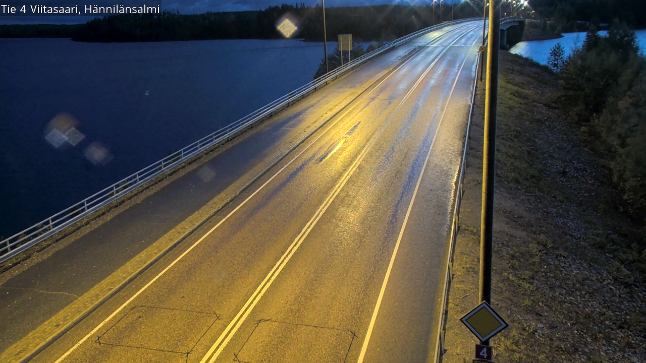 Weather Camera Image Väg 4 Viitasaari Hännilänsalmi, Viitasaari, Keski-Suomi