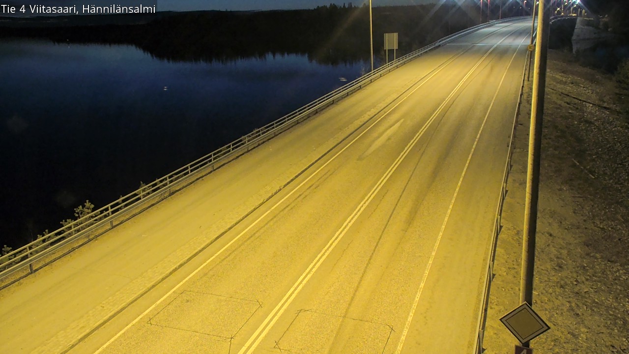 Weather Camera Image Väg 4 Viitasaari Hännilänsalmi, Viitasaari, Keski-Suomi