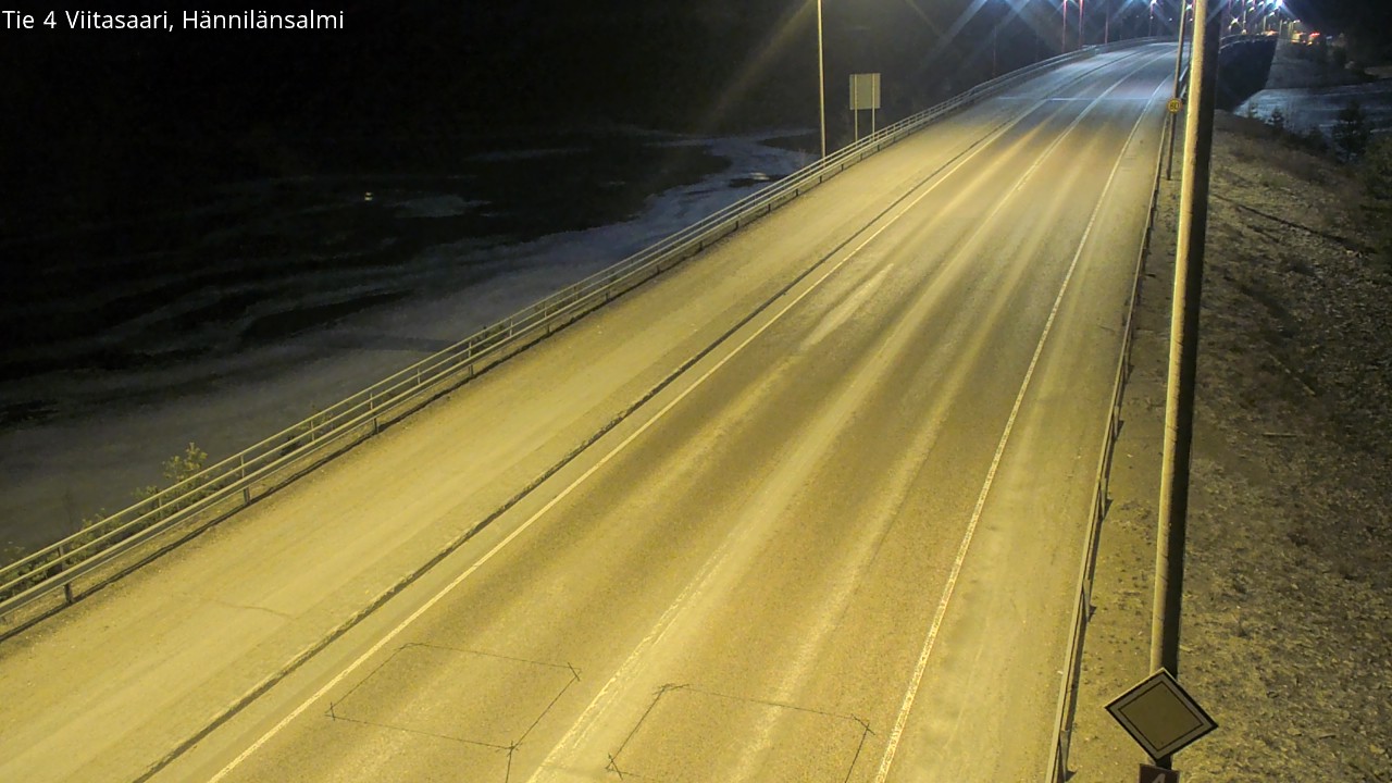 Weather Camera Image Road 4 Viitasaari Hännilänsalmi, Viitasaari, Keski-Suomi