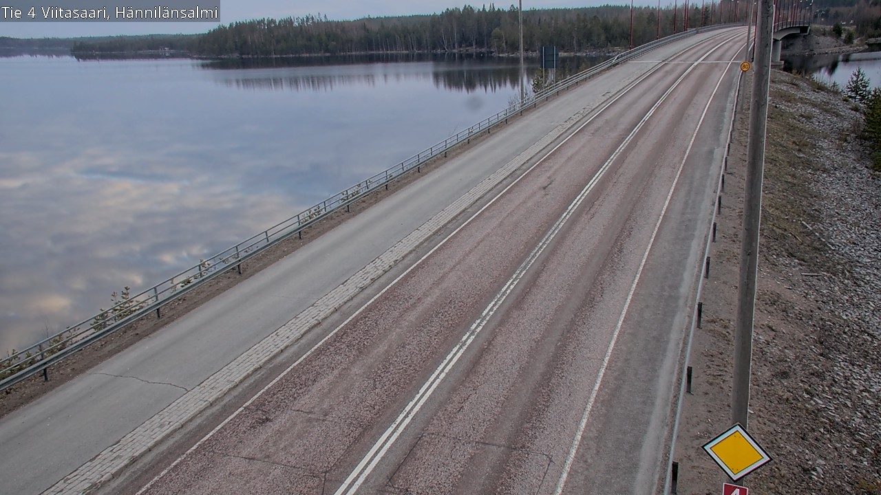 Weather Camera Image Road 4 Viitasaari Hännilänsalmi, Viitasaari, Keski-Suomi