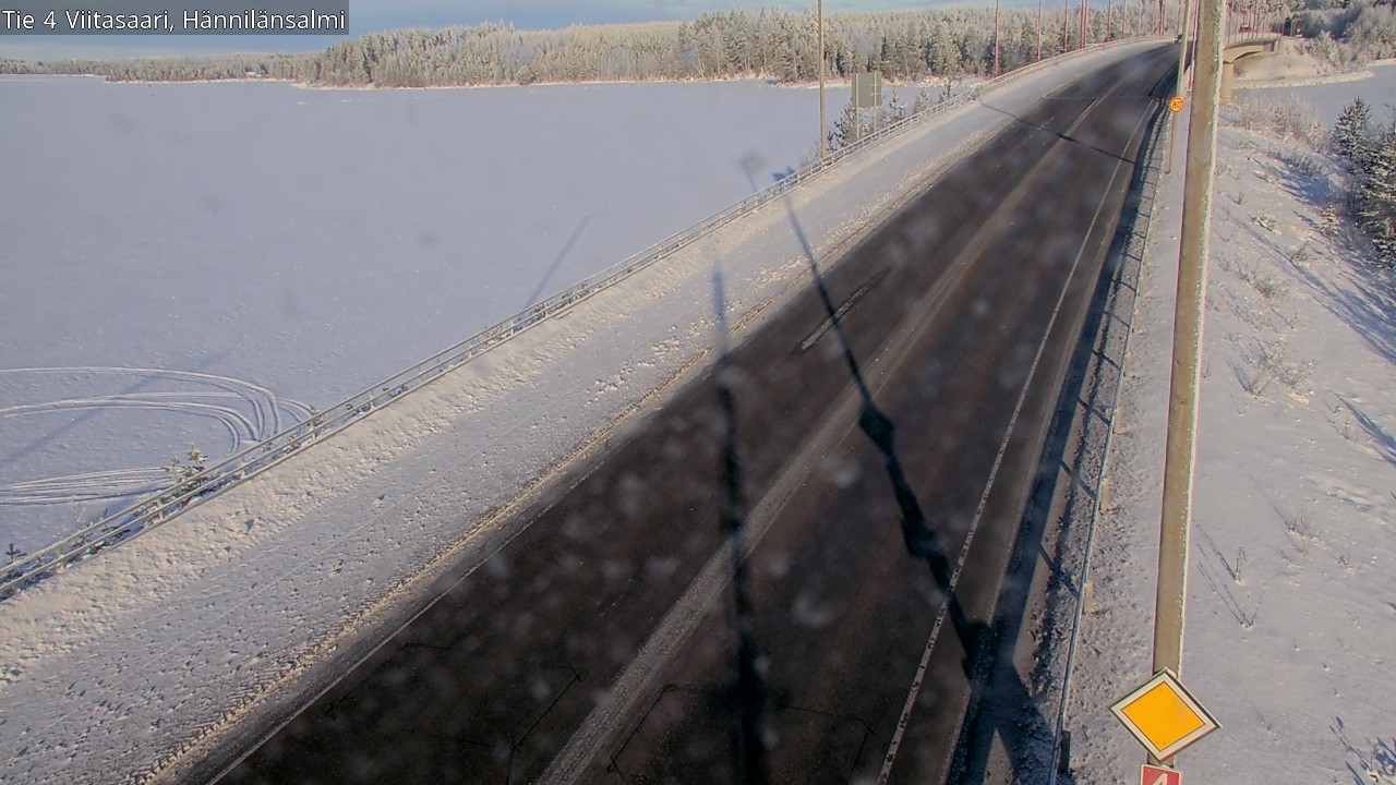 Weather Camera Image Road 4 Viitasaari Hännilänsalmi, Viitasaari, Keski-Suomi