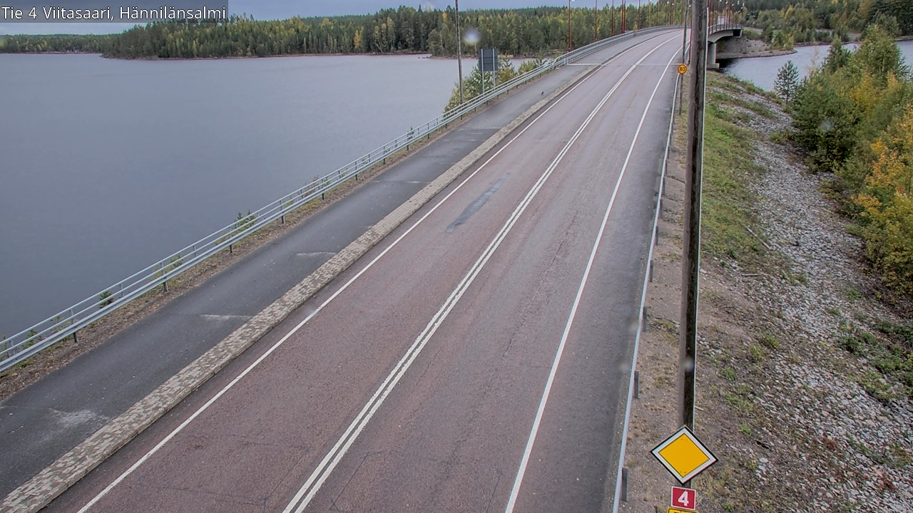 Weather Camera Image Väg 4 Viitasaari Hännilänsalmi, Viitasaari, Keski-Suomi