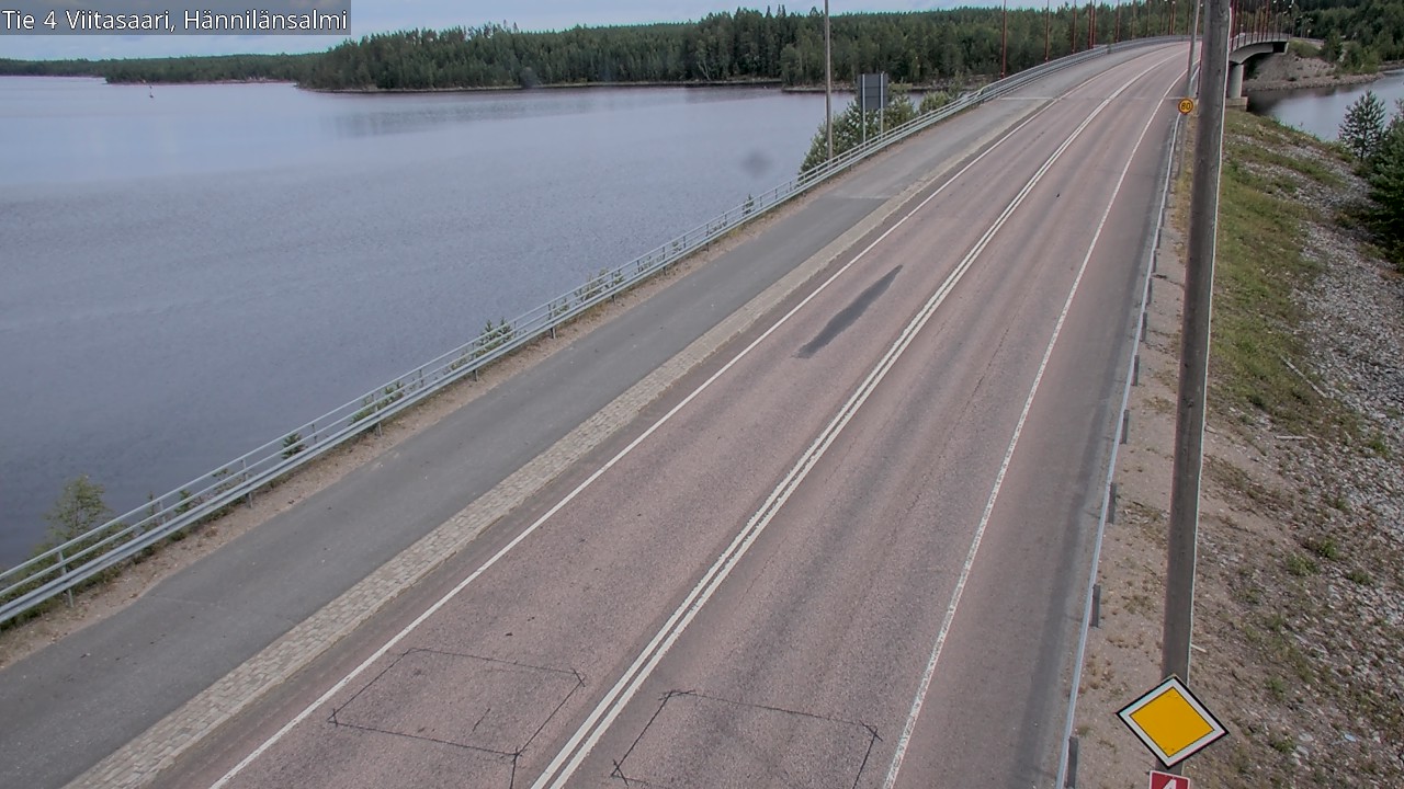 Weather Camera Image Road 4 Viitasaari Hännilänsalmi, Viitasaari, Keski-Suomi