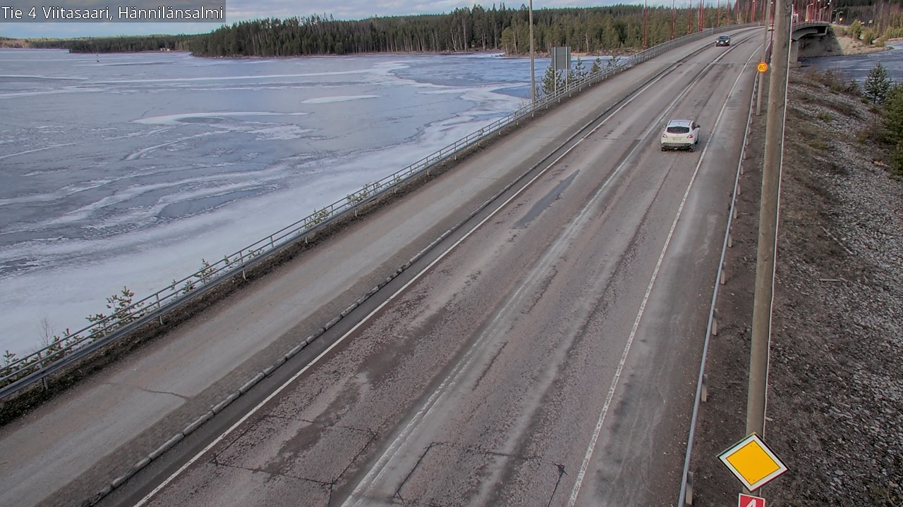 Weather Camera Image Road 4 Viitasaari Hännilänsalmi, Viitasaari, Keski-Suomi