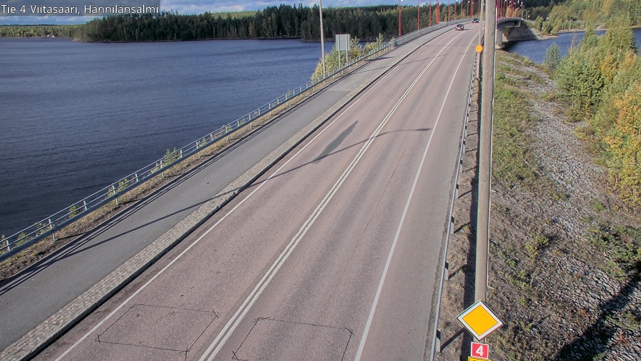 Weather Camera Image Road 4 Viitasaari Hännilänsalmi, Viitasaari, Keski-Suomi