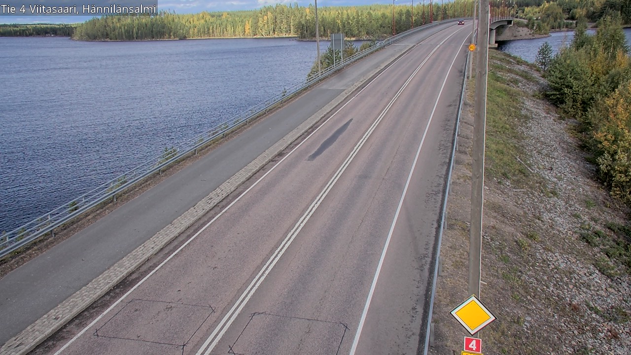 Weather Camera Image Road 4 Viitasaari Hännilänsalmi, Viitasaari, Keski-Suomi