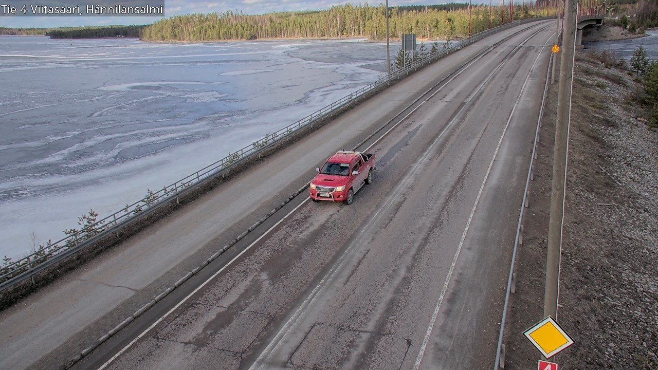 Weather Camera Image Road 4 Viitasaari Hännilänsalmi, Viitasaari, Keski-Suomi