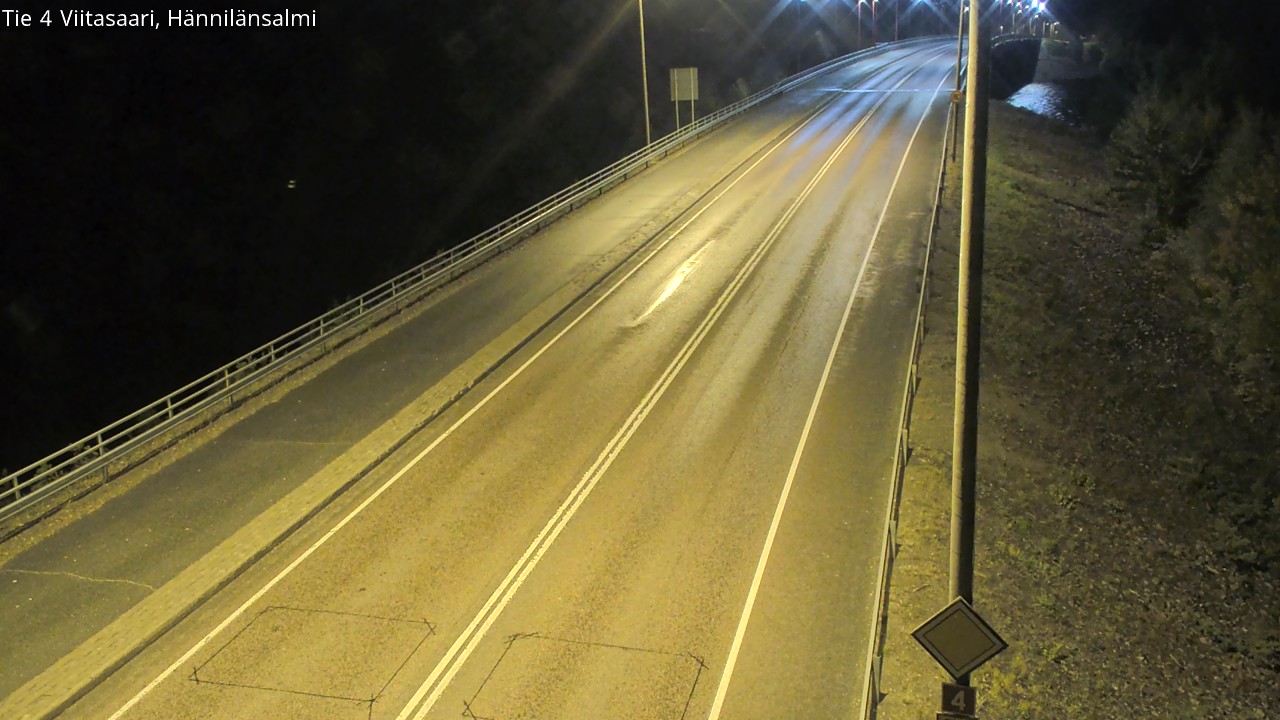 Weather Camera Image Väg 4 Viitasaari Hännilänsalmi, Viitasaari, Keski-Suomi
