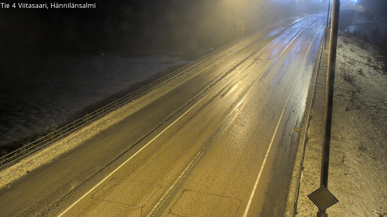 Weather Camera Image Väg 4 Viitasaari Hännilänsalmi, Viitasaari, Keski-Suomi