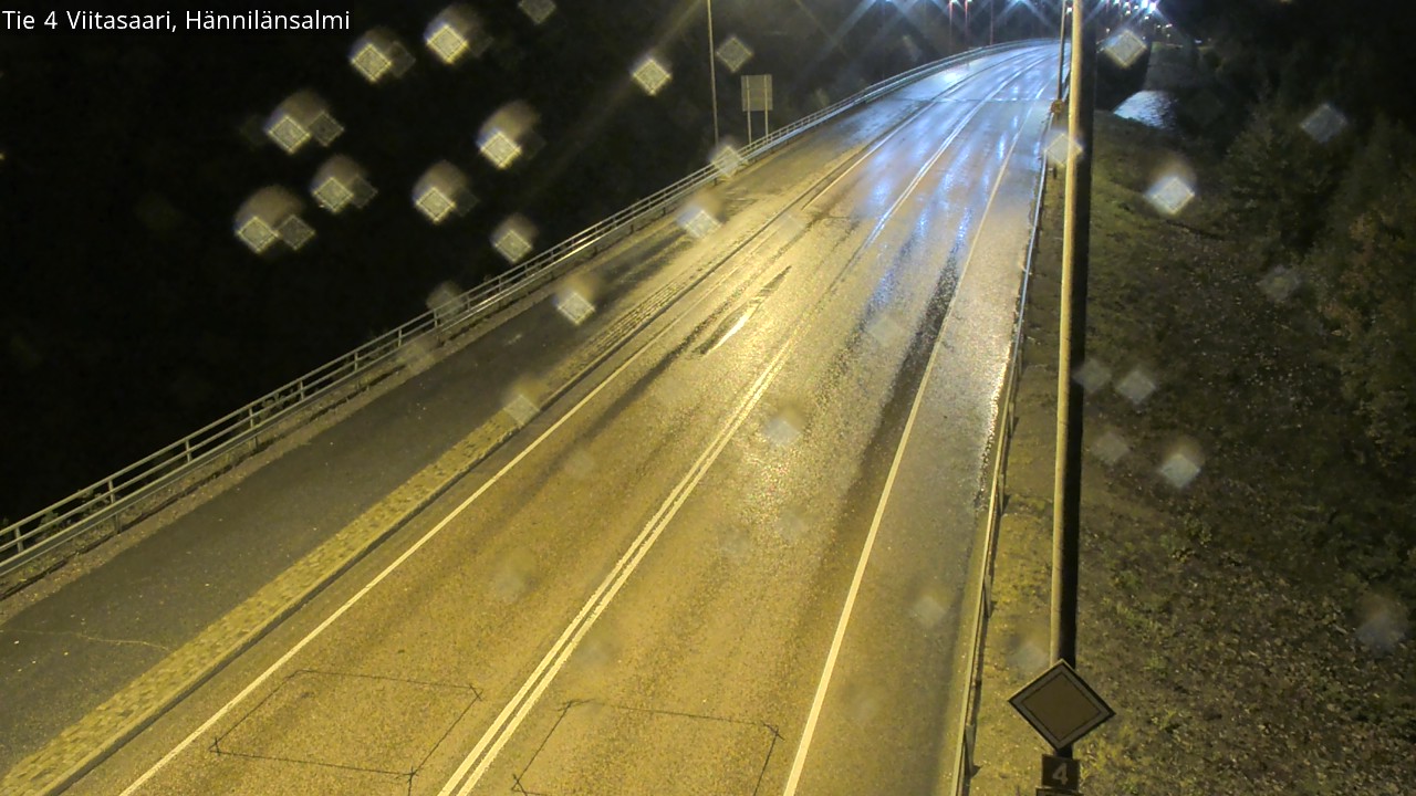 Weather Camera Image Väg 4 Viitasaari Hännilänsalmi, Viitasaari, Keski-Suomi