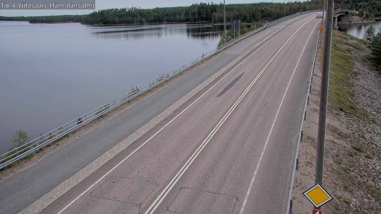 Weather Camera Image Road 4 Viitasaari Hännilänsalmi, Viitasaari, Keski-Suomi