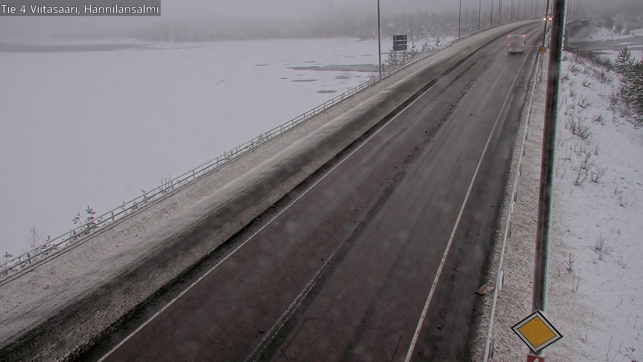 Weather Camera Image Väg 4 Viitasaari Hännilänsalmi, Viitasaari, Keski-Suomi