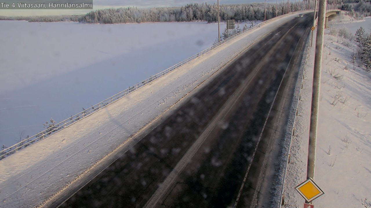 Weather Camera Image Väg 4 Viitasaari Hännilänsalmi, Viitasaari, Keski-Suomi