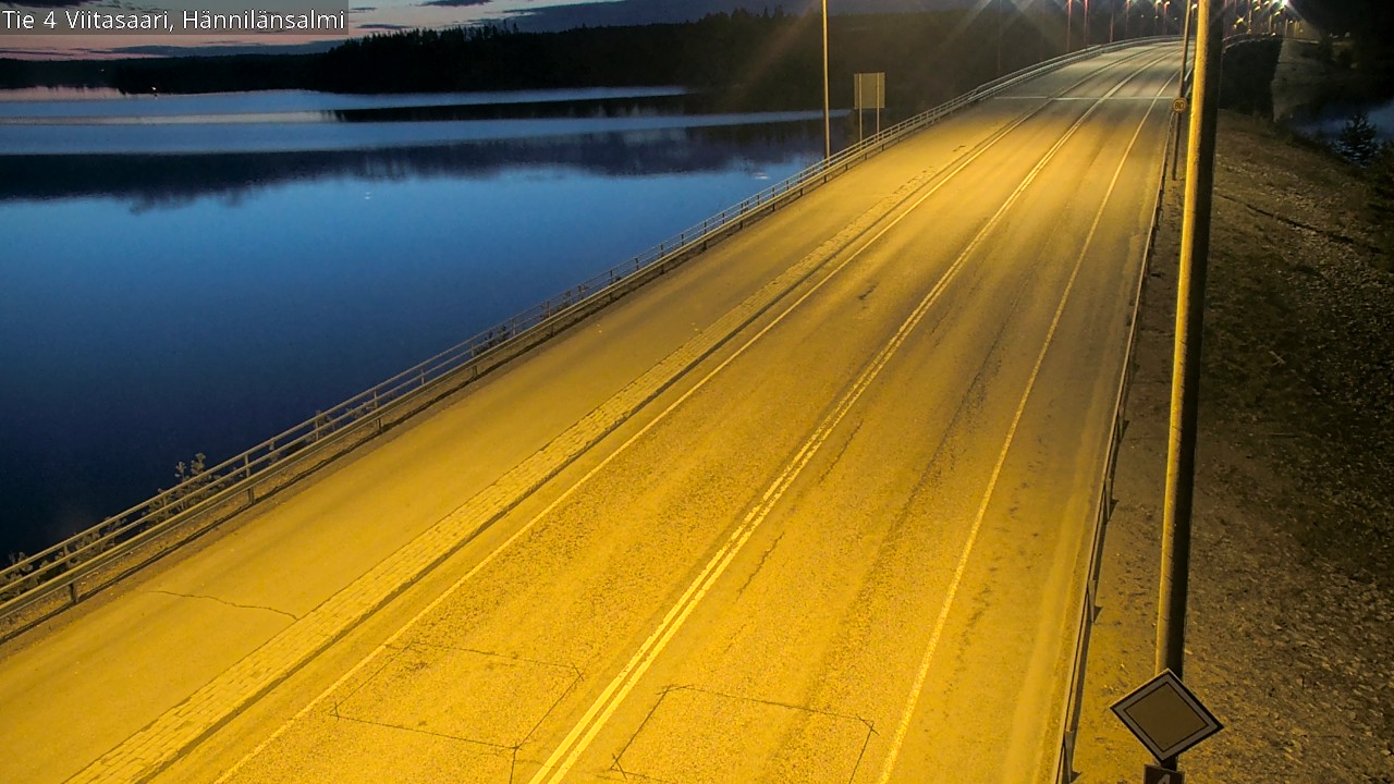 Weather Camera Image Road 4 Viitasaari Hännilänsalmi, Viitasaari, Keski-Suomi
