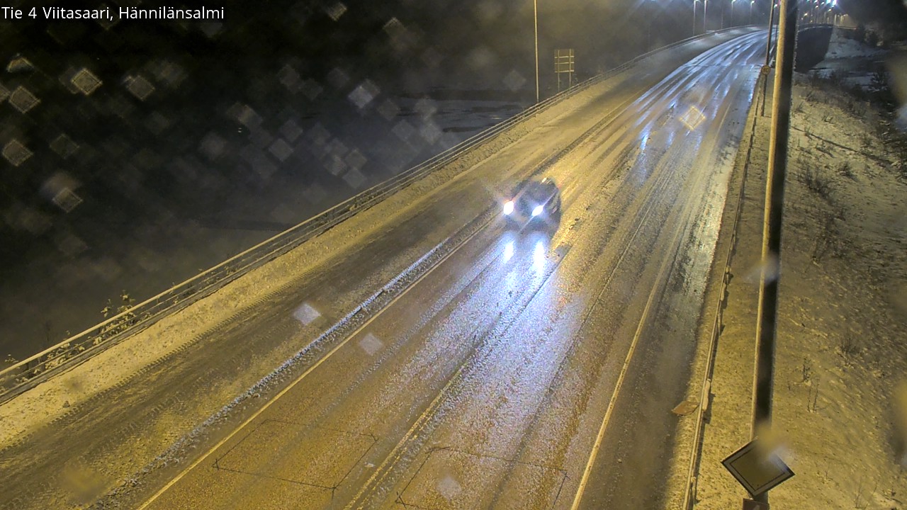 Weather Camera Image Väg 4 Viitasaari Hännilänsalmi, Viitasaari, Keski-Suomi