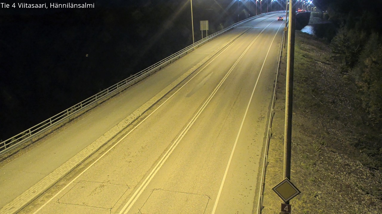 Weather Camera Image Väg 4 Viitasaari Hännilänsalmi, Viitasaari, Keski-Suomi