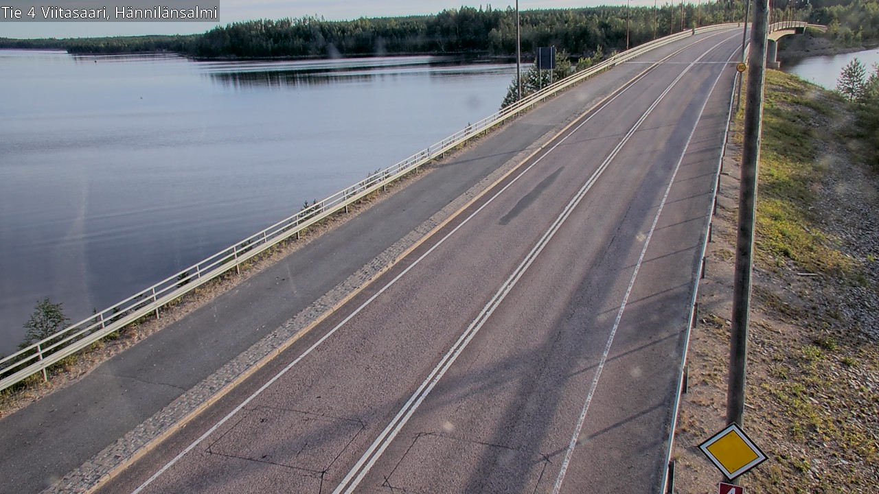 Weather Camera Image Road 4 Viitasaari Hännilänsalmi, Viitasaari, Keski-Suomi